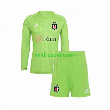 Besiktas Golmanski Gostujući Dječji Nogometni Dres 2023-2024 Dugim Rukavima